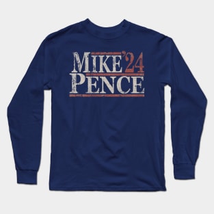 Distressed Mike Pence 2024 Long Sleeve T-Shirt